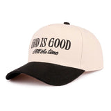 God Is Good Black Trucker Hat