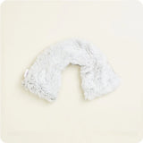 Warmies Marshmallow Gray Neck Wrap, microwavable and lavender-scented, for warmth, cooling relief, and relaxation.
