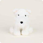 Westie Warmies microwavable plush lavender-scented weighted West Highland terrier stuffed animal for soothing warmth and comfort
