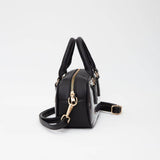 Black Clear Plastic Top Handle Crossbody