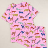 Pink Cheetah Pajama Set