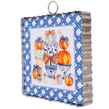 Mini Gallery Blue Pumpkin Topiary