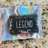 Legend ’Worlds Best Dad’ Car Freshie 