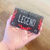 Legend ’Worlds Best Dad’ Car Freshie 