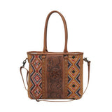 Myra Scarlett Hand-Tooled Bag