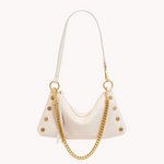 Hammitt - A 20-inch, jewelry-grade brushed gold metal chain strap with clasps, designed as a handbag accessory.