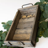 Small Distressed Wood Tray
