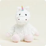 White Unicorn Warmies plush lavender-scented microwavable stuffed unicorn for soothing warmth and sensory comfort