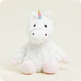 White Unicorn Warmies plush lavender-scented microwavable stuffed unicorn for soothing warmth and sensory comfort