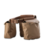 Jon Hart Bird Bag with three removable pouches and durable oiled leather belt.